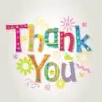 Thank you graphic